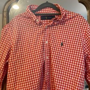 Men’s Ralph Lauren Button Down Shirt, Large.
